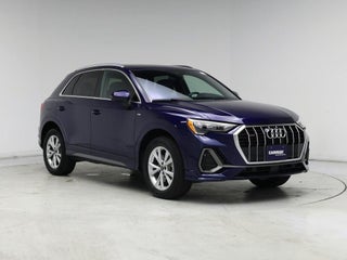 2022 Audi Q3 with Navarra Blue Metallic Exterior