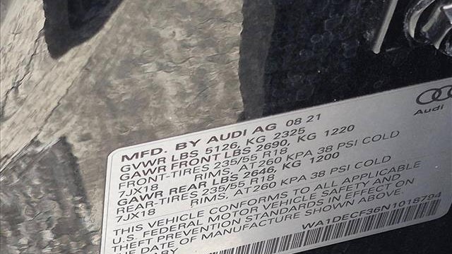 2022 Audi Q3 quattro S line Premium 45 TFSI