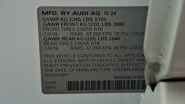 2025 Audi Q3 quattro S line Premium 45 TFSI
