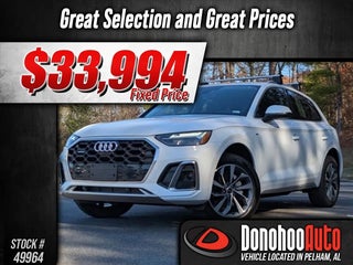2023 Audi Q5 with Glacier White Metallic Exterior