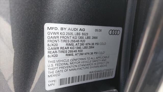 2026 Audi Q5 Sportback quattro Premium Plus TFSI