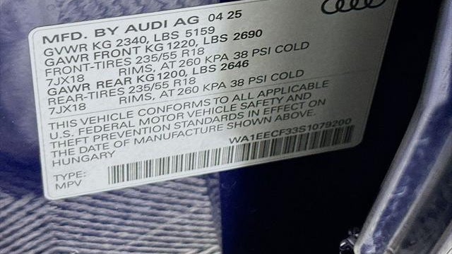 2025 Audi Q3 quattro S line Prem Plus 45 TFSI
