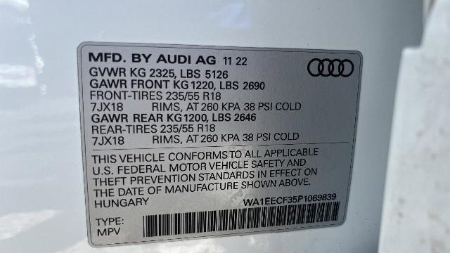 2023 Audi Q3 quattro S line Prem Plus 45 TFSI
