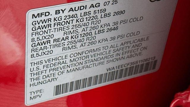 2025 Audi Q3 quattro S line Prem Plus 45 TFSI