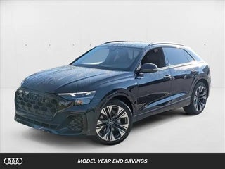 2025 Audi Q8 with Waitomo Blue Metallic Exterior