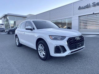 2023 Audi Q5 with Glacier White Metallic Exterior