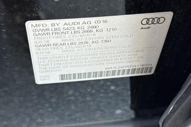 2016 Audi Q5 - $14,206