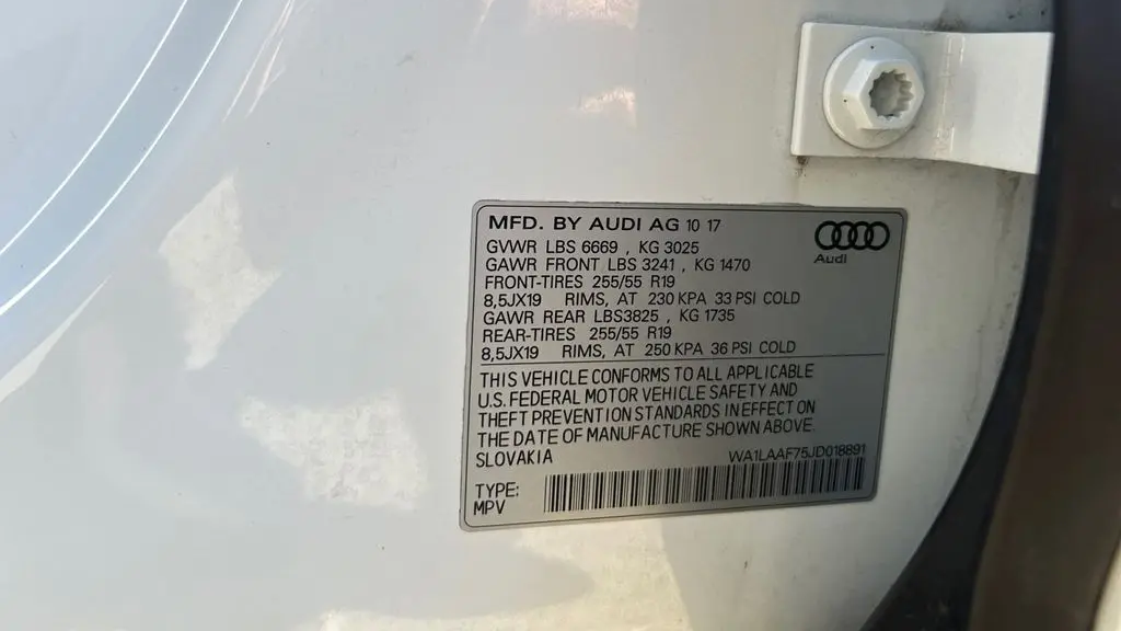 2018 Audi Q7 3.0T quattro Premium Plus