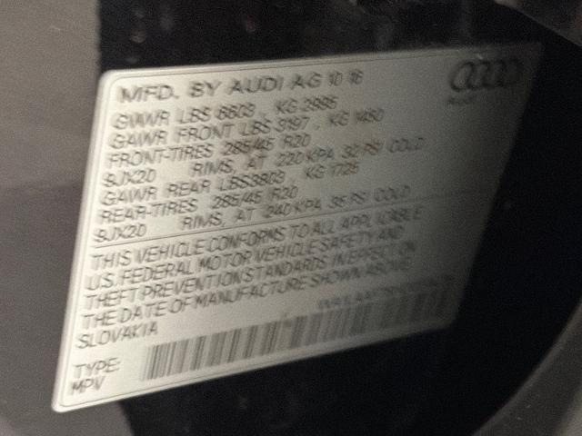 2017 Audi Q7 - $17,500