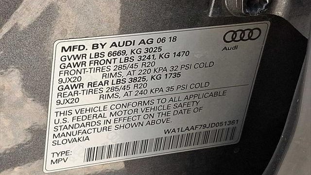 2018 Audi Q7 3.0T quattro Premium Plus