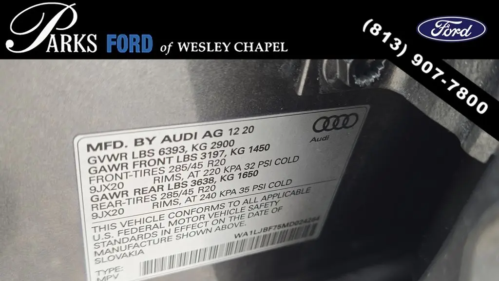 2021 Audi Q7 quattro Premium Plus 45 TFSI