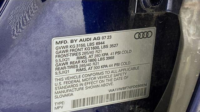 2023 Audi SQ7 4.0T quattro Prestige