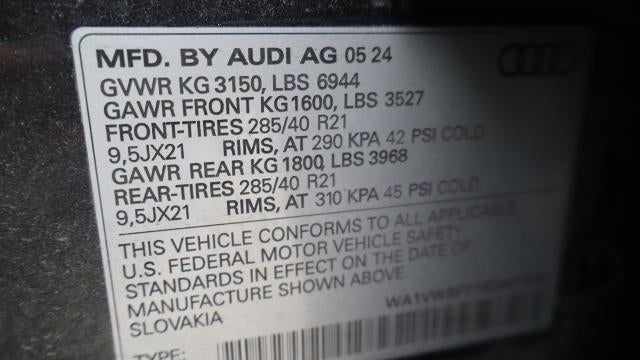 2025 Audi SQ7 4.0T quattro Prestige