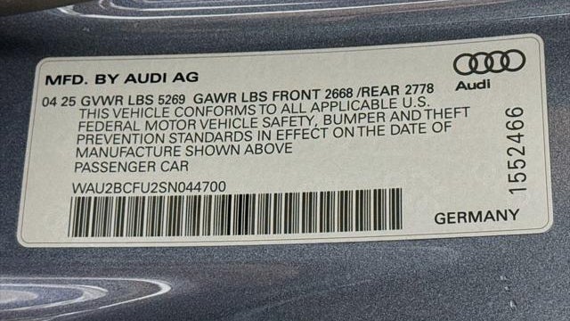2025 Audi A5 quattro Premium Plus TFSI