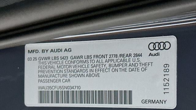 2025 Audi S5 quattro Prestige TFSI