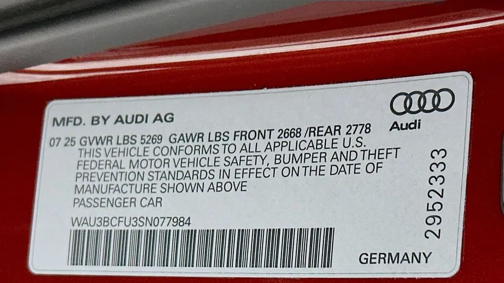2025 Audi A5 quattro Prestige TFSI