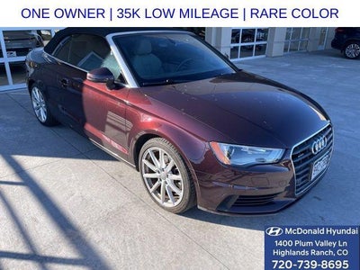 2015 Audi A3 AWD 2.0T Quattro Premium Plus 2DR Convertible