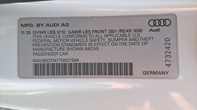 2026 Audi A6 quattro Premium Plus 55 TFSI