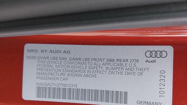 2026 Audi A5 quattro Premium Plus TFSI