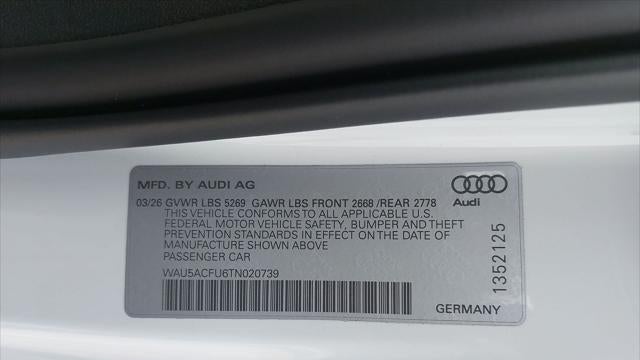 2026 Audi A5 quattro Premium Plus TFSI