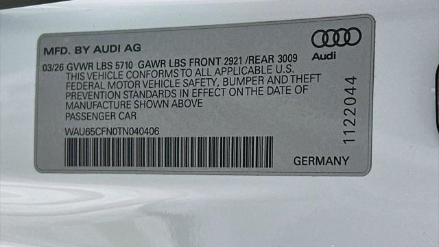 2026 Audi A6 quattro Prestige 55 TFSI