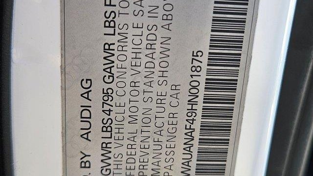 2017 Audi A4 2.0T quattro Premium