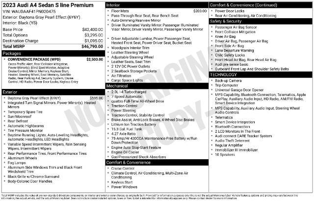2023 Audi A4 - $28,490