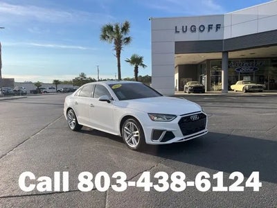 2021 Audi A4 AWD Quattro S Line Premium 45 Tfsi 4DR Sedan