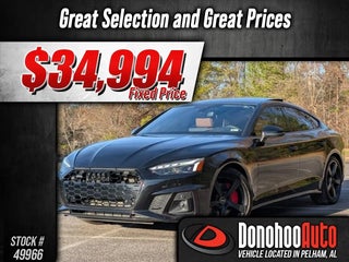 2023 Audi A5 Sportback with Mythos Black Metallic Exterior