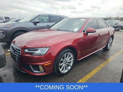 2019 Audi A4 AWD Quattro Premium Plus 45 Tfsi 4DR Sedan