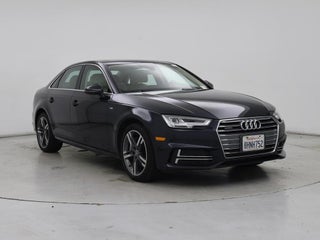 2018 Audi A4 with Moonlight Blue Metallic Exterior