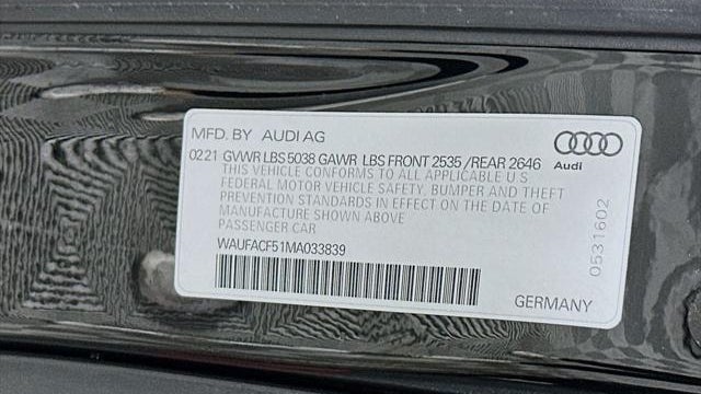 2021 Audi A5 Sportback quattro Premium Plus 45 TFSI