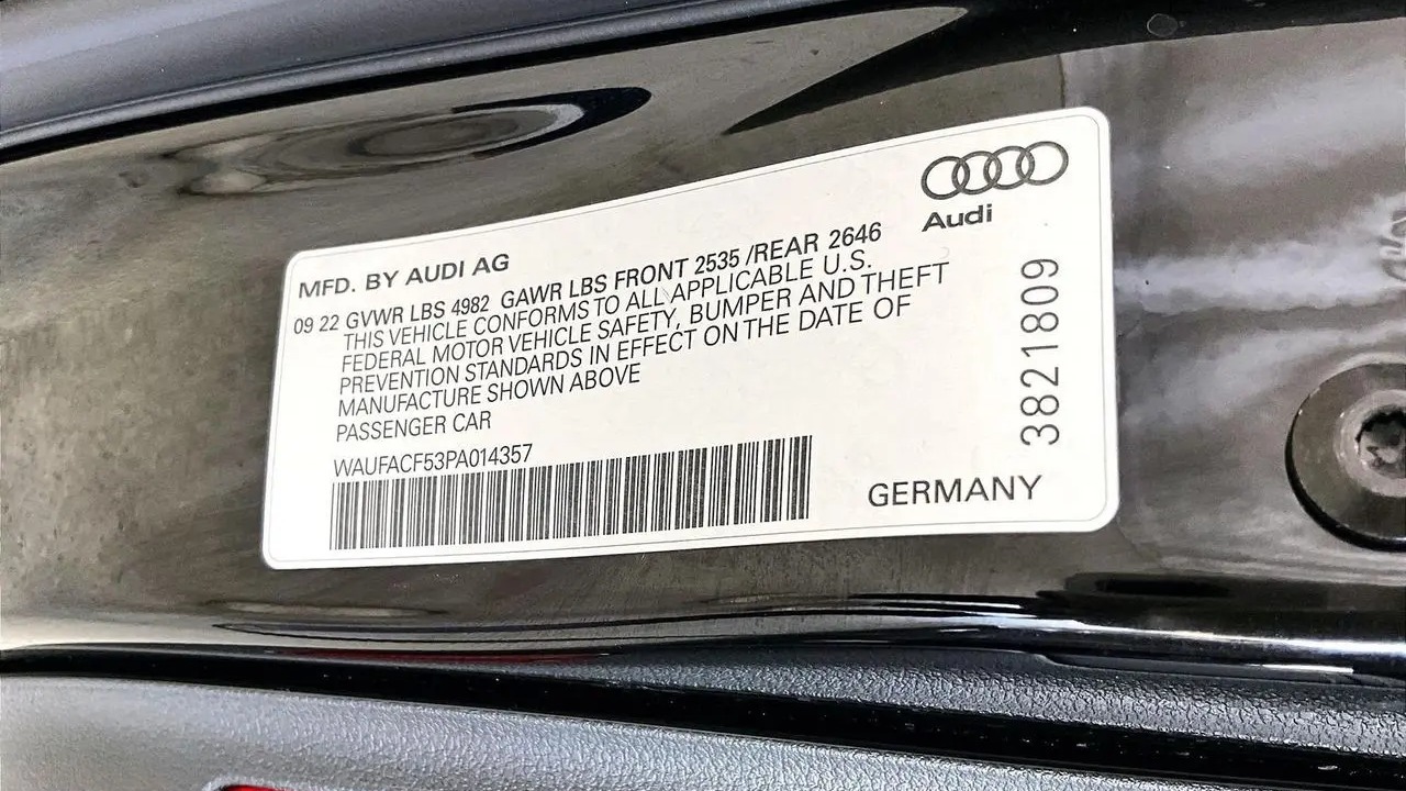 2023 Audi A5 Sportback quattro S line Prem Plus 45 TFSI
