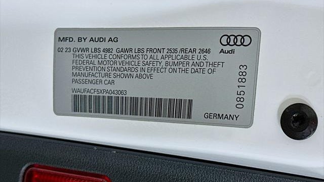 2023 Audi A5 Sportback quattro S line Prem Plus 45 TFSI
