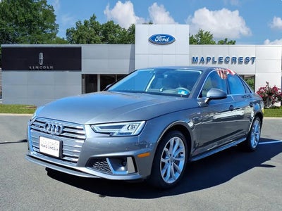 2019 Audi A4 AWD Quattro Prestige 45 Tfsi 4DR Sedan