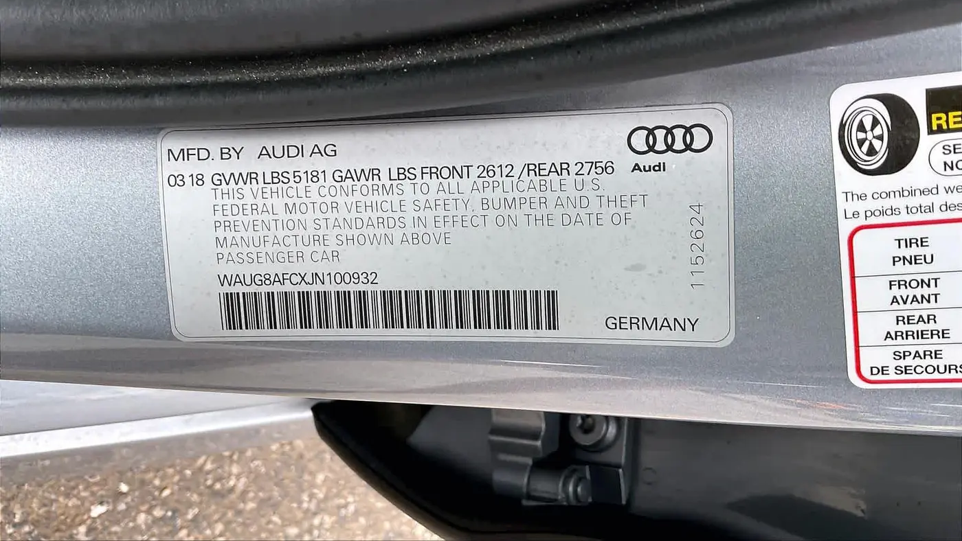 2018 Audi A6 2.0T quattro Premium Plus