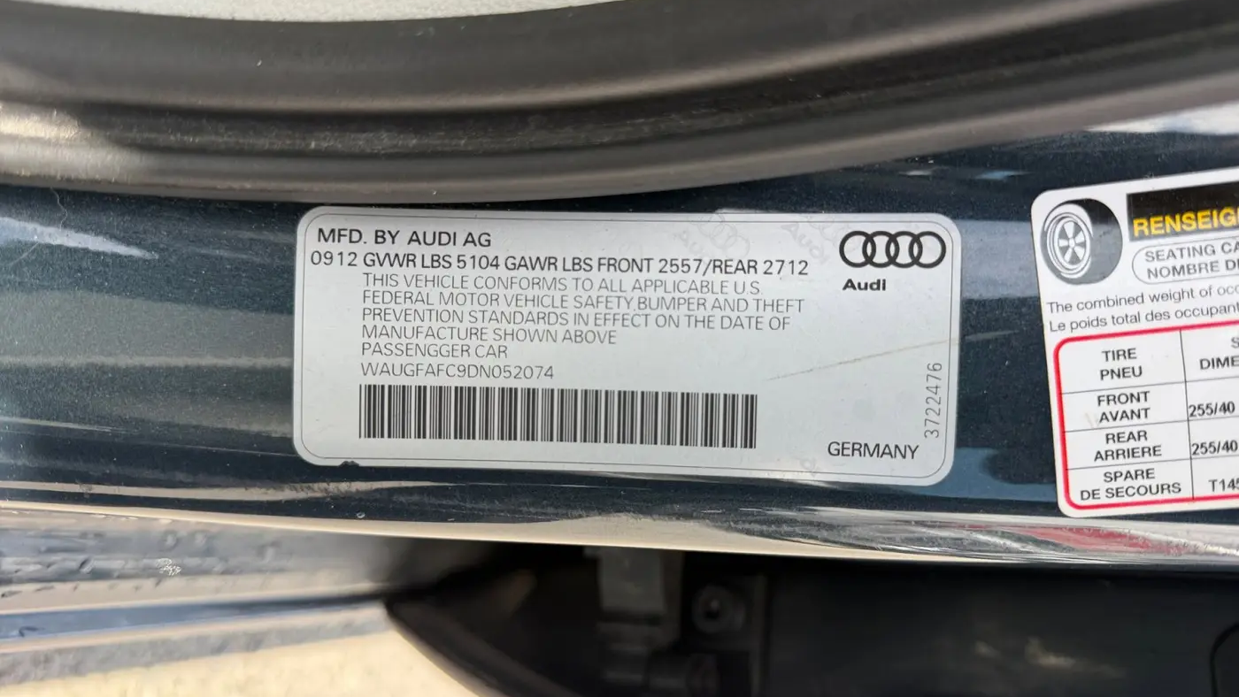 2013 Audi A6 2.0T quattro Premium Plus