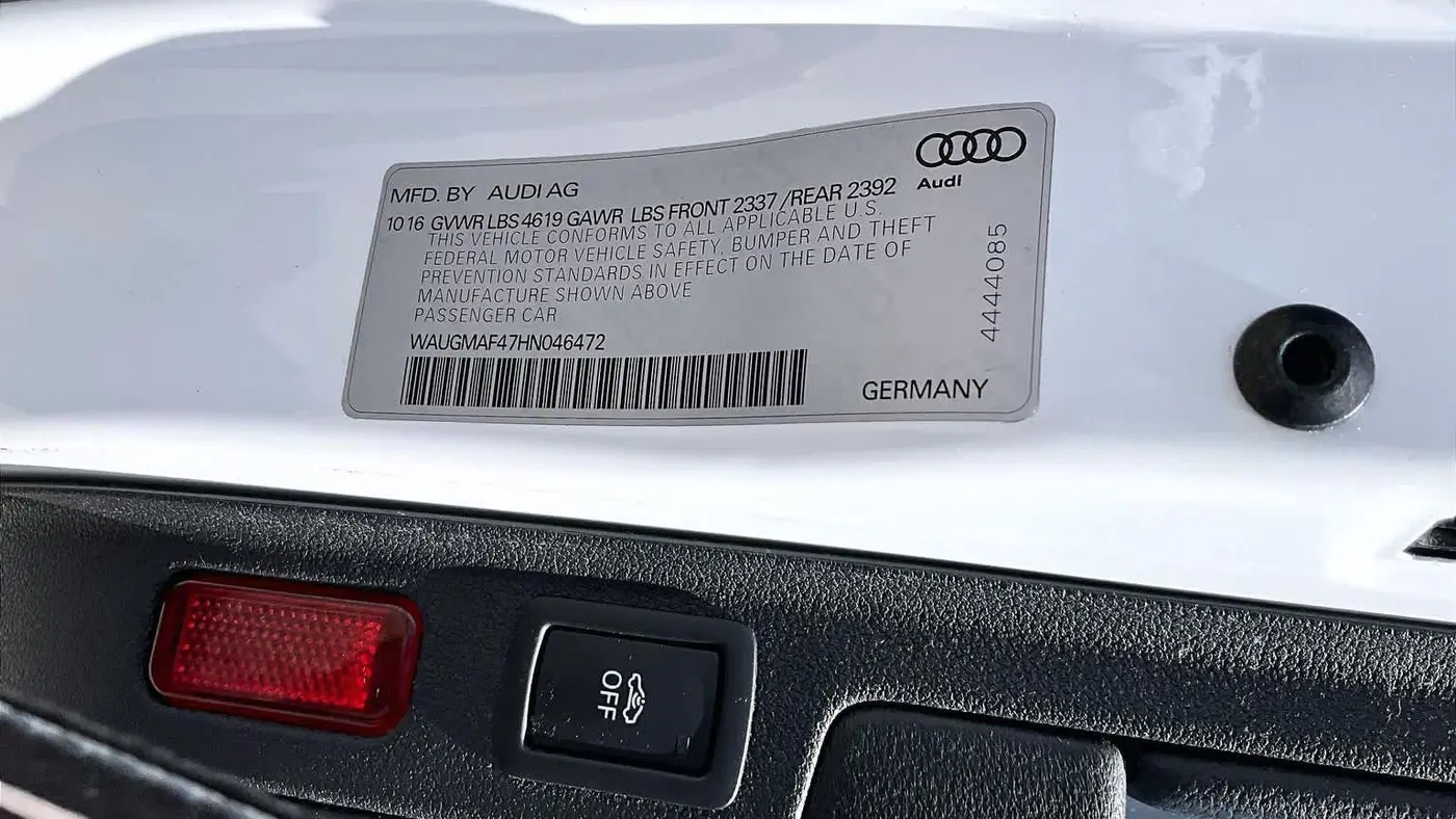2017 Audi A4 2.0T ultra Premium