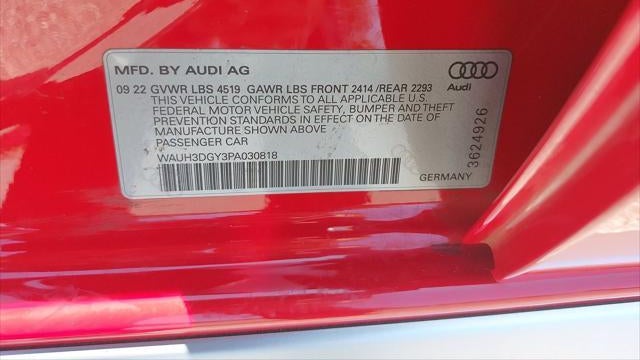 2023 Audi S3 2.0T quattro Premium Plus