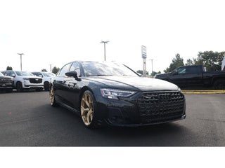 2022 Audi A8 L with Vesuvius Gray Metallic Exterior