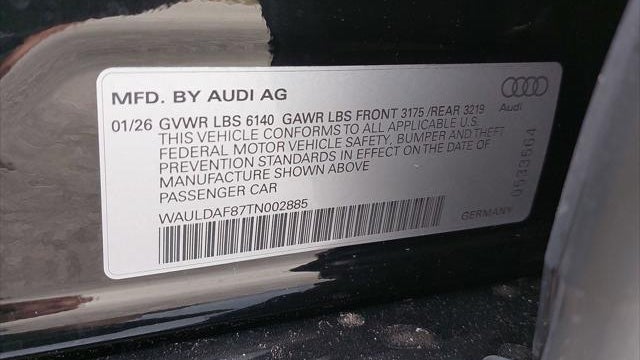 2026 Audi A8 L quattro 55 TFSI