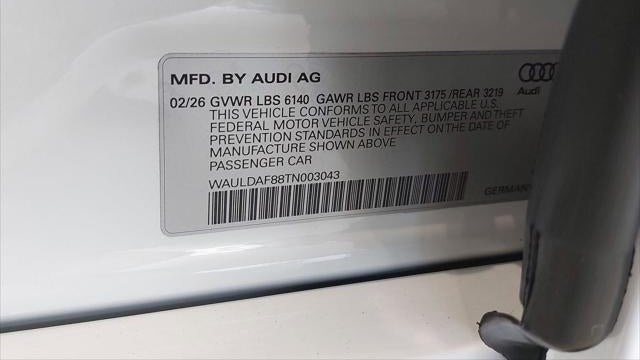 2026 Audi A8 L quattro 55 TFSI