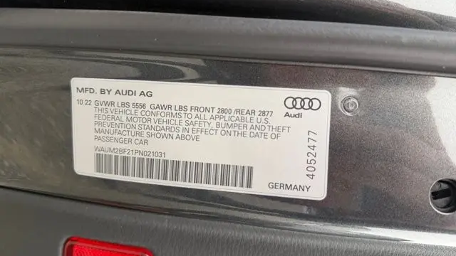 2023 Audi A6 quattro Prestige 55 TFSI