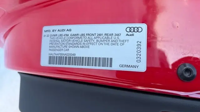 2022 Audi A5 quattro S line Prem Plus 45 TFSI