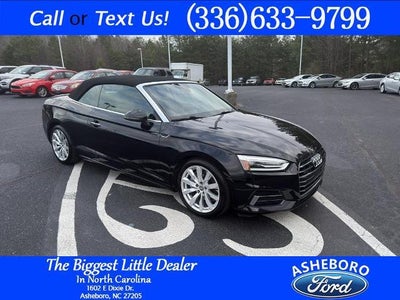 2018 Audi A5 AWD 2.0T Quattro Premium 2DR Convertible