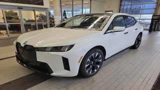 2026 BMW iX with Mineral White Metallic Exterior
