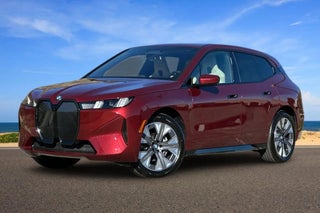 2026 BMW iX with Aventurin Red Metallic Exterior