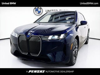 2026 BMW iX with Tanzanite Blue Ii Metallic Exterior