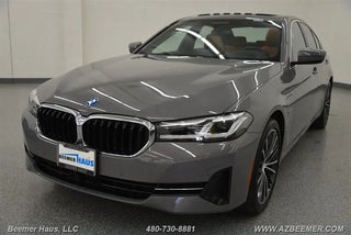 2022 BMW 5 Series with Bernina Grey Amber Effect Metallic Exterior
