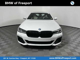 2023 BMW 5 Series with Alpine White Exterior